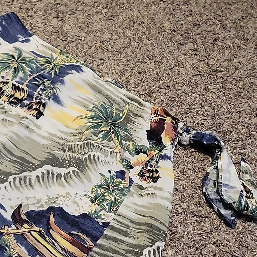 Hilo Hattie Hawaiian Original Tropical Skirt Sarong Small Vacation Luau Vintage - Picture 3 of 11